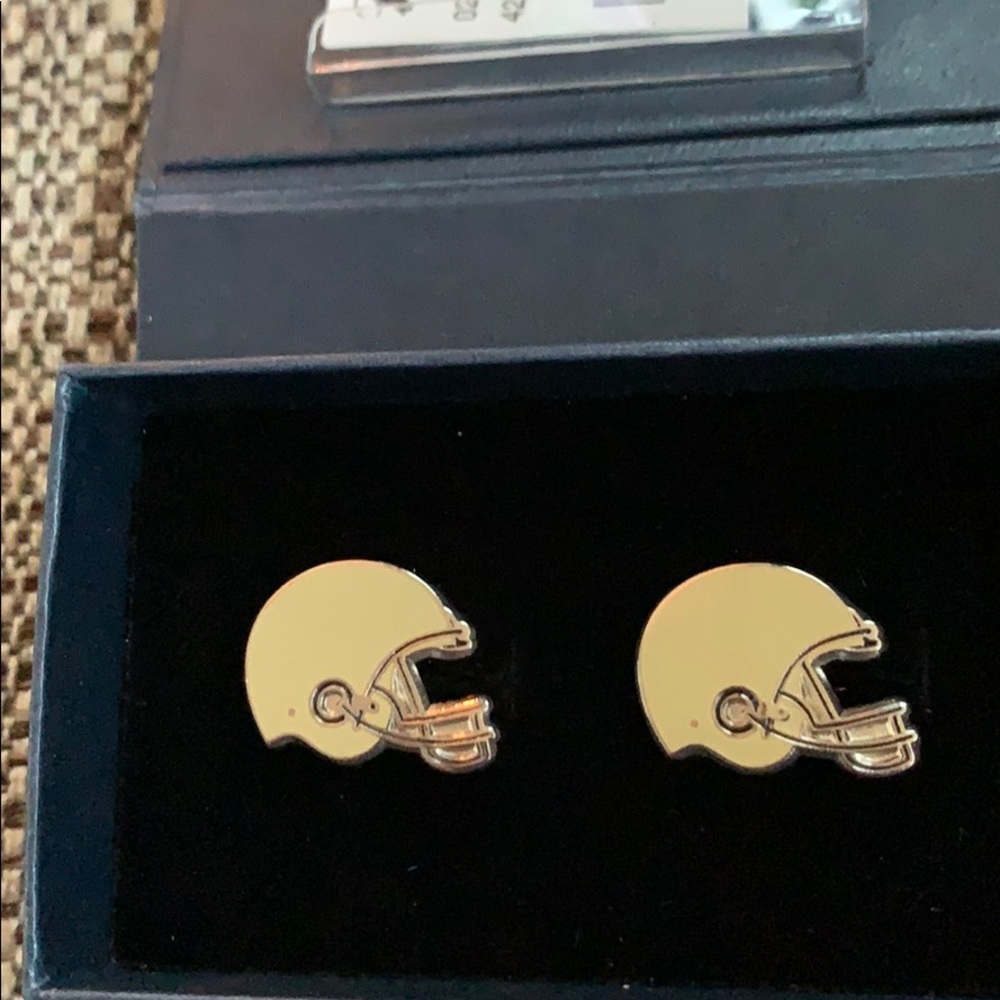 New Brooks Brothers Football Helmet Cufflinks